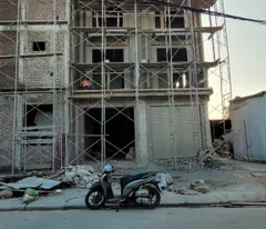 new building 4-story house for sale in bui tunh nhu - dong hai, parking, wide sidewalk