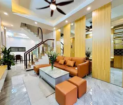 new fully furnished house for sale, 4 floors, 40m², 5 bedrooms, 4 bathrooms, dai tu - dai kim - hoang mai - 7.5 billion