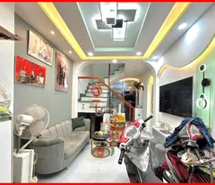 new house for sale, 4 floors, 36.5m² ngoc thuy long bien, car lane, free furniture, move in immediately - 0902318197