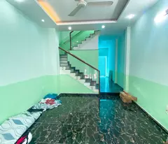 new house for sale - 4 floors (4x14m) - 6m plastic alley - adjacent to district 8 - only 5.19 billion