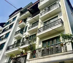 new house for sale construction hoa, cau giay, 65m, 4 tons, 5m, 13 billion 500, 40m to the street.