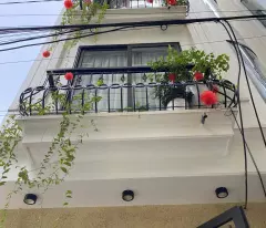 new house for sale on 3-sided corner lot - next to nam an khanh urban area - car through the house - full luxury furniture