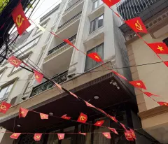 🌇 new la thanh apartment building (dong da) for sale - area 92.5m2 - 9 elevator floors - mt 7.1m - avoid cars