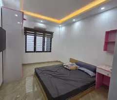 newly built 5-storey thai thinh townhouse for sale - corner lot in front of the house, 3m wide