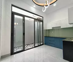 newly built house for sale, 1 ground floor, 2 floors, 4 bedrooms, 7m alley in front, price only 4 billion 6, strongly negotiable