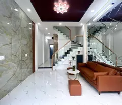 newly built house for sale, 1 ground floor 2 floors 4x13m2 4 bedrooms - 3 bathrooms, red book completed, price only 4 billion 8 negotiable, contact: 0388668882 meet tam (zalo)