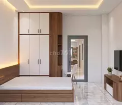 newly built house for sale, fully furnished, modern design, clean and beautiful in thuan an city.
