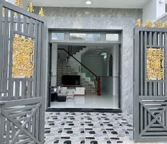 newly built house for sale with frontage on tran van giau, binh chanh with books
