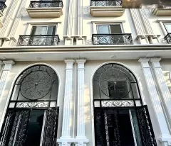 newly built independent 4-storey house for sale near dong khe street, hai phong - european neoclassical architecture