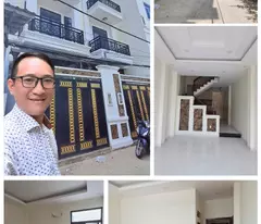 newly constructed 4-floor house for sale in van phuc - alley 520 national highway 13 - hiep binh phuoc - thu duc city