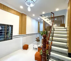 newly moved house for sale, 2 floors, 2 bedrooms, pham the hien, close to nhi thien duong market, about 4 vnd