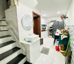 next to binh thanh social home, right on xanh, boundary to district 1 and district 2, beautiful new house right now, near 30m2, 3 floors, 4 bedroom,