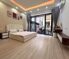 ngoc khanh house for sale, 30m x 4 floors, 9.15 billion, alley, 3 floors, 60m from the street, fully furnished