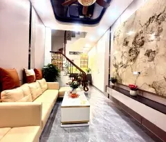 ngoc khanh house for sale, 35m x 4 floors, 9.9 billion alley, three floors, fully furnished
