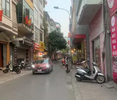 ngoc lam house for sale, 95m x 5 floors, 6.4m frontage, garage, sidewalk, parking lot