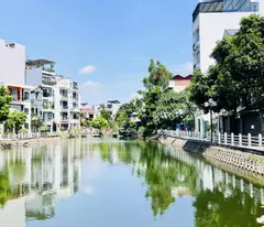 ngoc thuy garden villa, 430m x 4 floors, 11m frontage, car park, full residential area