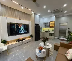 nguyen van cu house for sale 37m2 7 floors elevator, garage, full high-end furniture - 13.x billion