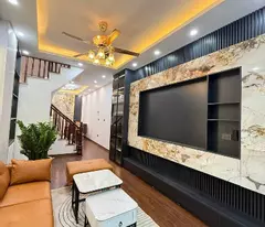 nguyen xien house for sale, fully furnished, beautiful new furniture, three steps to the street, car 10m from the house, 40m2, more than 9 billion