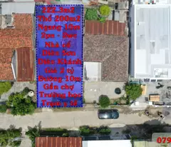 old house for sale in dien khanh center - 222.3m² (200m² residential), 7m road, 10m planning, private red book,