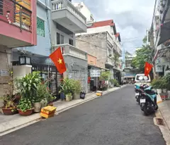 only 20m from tan my market, frontage on kinh doanh street, 6m paved, 4 floors, 60m2, tan phu ward, district
