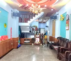 only 6.xx billion tl! house for sale in go vap near emart 2, area 68m² - 4 floors/4 bedrooms, car sleeping in the house!