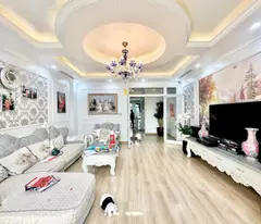 peach garden villa for sale - 281m² x 5 floors - flower garden view - elevator - good interior - price 129 billion