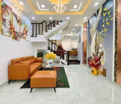 phan huy ich house for sale, modern design 2 bedrooms near emart nho 3 billion