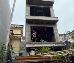 phuc loi house for sale, newly built, fully furnished, 35m, 5 floors, elevator, 7 billion, extremely rare
