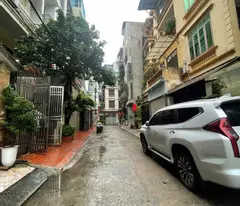 plot for sale in phung chi kien - 80mx 6 t - avoid cars - garage - both living and working a beautiful office