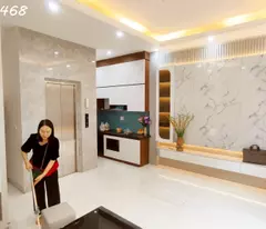 private house for sale, 7.4 billion, 34m2, 4 bedrooms + 5 bathrooms at hoang mai, giap bat, 6 elevator floor, full furnished