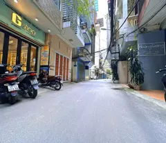 private house for sale in hoang cau street, dong da - beautiful location, 5-floor business automobile plot: area 48m2 - 16.9 billion