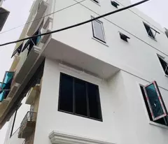 private house for sale in kim chung, hoai duc, 37m2*4 floors. separate split-level corner lot. car parked 12m away