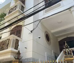 quang an - tay ho villa - corner lot - cars avoid front of house - 100mx 5 elevator floors