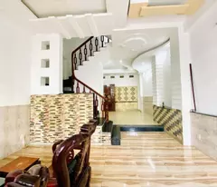 sale beautiful house in quang trung, ward 14, go vap - right emart 2 - car always - price only 9.5 billion