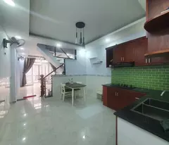 sale house 53m², 1 ground 1 floor, 2 bedrooms, good price, nice location, private red book, hiep thanh 45