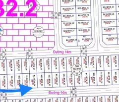 sale of 2 lots of 200m² villas in thanh ha urban area - nice location, good price