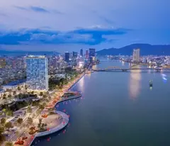 sale of an thuong apartment building, western walking street, close to my khe beach, slightly 10 billion, 0919051718