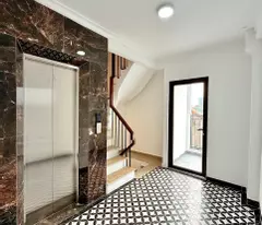 sale of ancient house in nhue 35m2x6 floors, elevator, mt=5m, pine lane, 7.7 billion