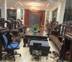 sale of beautiful 3-storey villa in an hung urban area, 306m2, 12m frontage, wide sidewalks and roads, price 62 billion