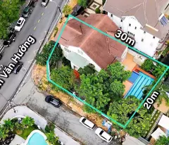 sale of corner villa with 2 frontages on nguyen van huong, thao dien, district 2