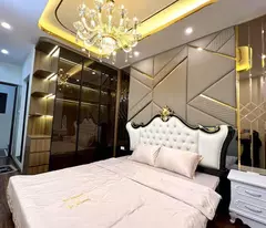 sale of doi can house, ba dinh, 4 floors, luxury interior, 25m to street, area 28m2/mt 3m, 5.98 billion
