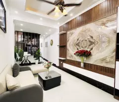 sale of house on minh khai street, mai dong, hoang mai, area 50m2, 5 elevator floors, full furniture, location