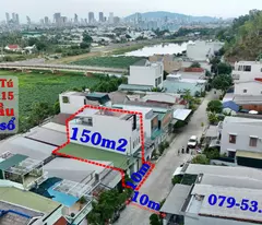 sale of water resettlement house in vinh thai nha trang, 150m2 full residential area, beautiful house ready to move in today