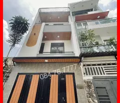 sell 3-story building house, 45m², 4x12m, 6.65 billion, 3brs, 3wcs - prime location, pink book