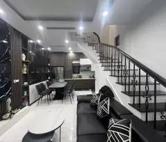 sell ​​fast! lane house 151 lang ha, newly built very luxurious house, corner lot with 3 open sides, wide lane, 40m2*5t