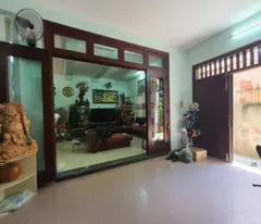 selling 2-storey house in tan an alley, 85m², 2 road sides 2m wide - full wood furniture, price 3.5 billion