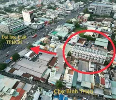 selling 22 newly built 4-storey townhouses, alley 188, national highway 13 - hiep binh chanh - thu duc city