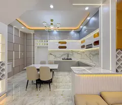 selling 3-storey house 5x12 near phu my hung, fully furnished 10 billion 6