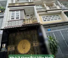 selling 3-storey house on bui van ngo street, hiep thanh ward, district 12, area 39.2m2 (4mx10m) 6m clear alley price 4.3 billion