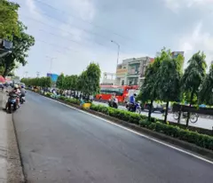 selling 3-storey townhouse in ha huy giap business area, district 12, 4.5m wide, 99m2 close to go vap, only 9.8 billion.